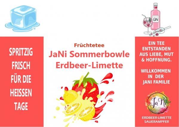 JaNi Sommerbowle Erdbeer Limette Sauerampfer | Früchtetee